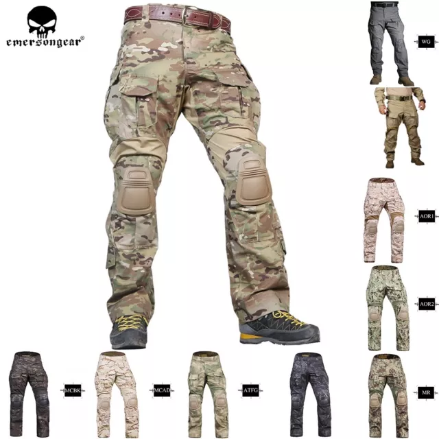 Emerson Kampf Militär BDU Gen3 G3 Hose Knieschützer Taktisch Assault Uniformhose