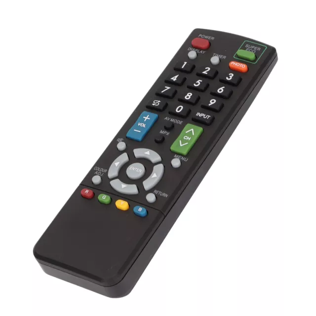 02 015 TV Replacement Remote Control Black Durable Home Use Handheld