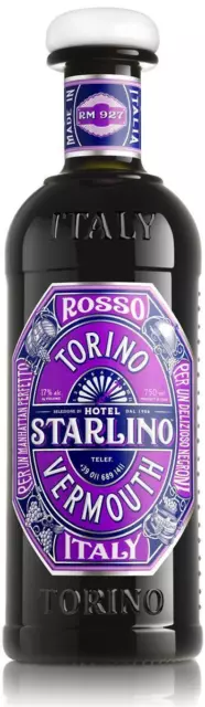 Roter Wermut Rosso Starlino Vermouth mit Vanillenote, gereift in Fässern 17% Vol