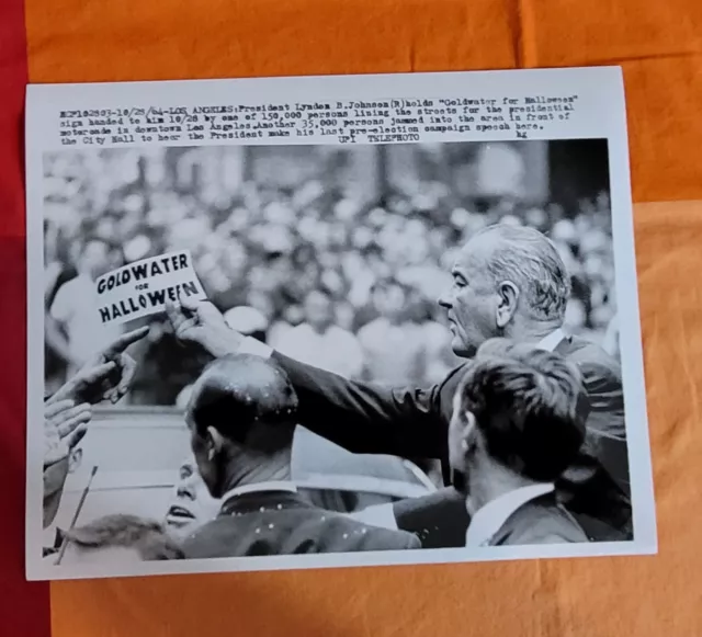 Lyndon B. Johnson President Vintage Original Photo San Francisco Examiner Wow