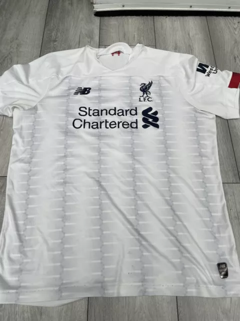 Liverpool 2019 2020 Away Football Shirt New Balance NB XL Mens Adult Football fc
