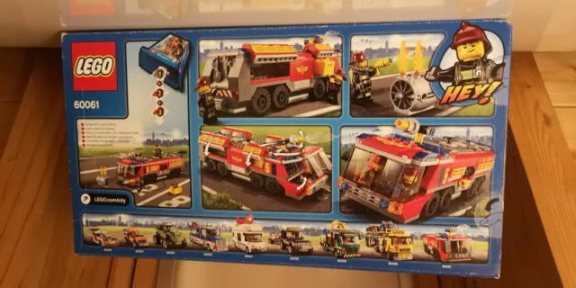 LEGO CITY 60061 -Le camion de pompiers de l'aéroport - Neuf et scellée 2