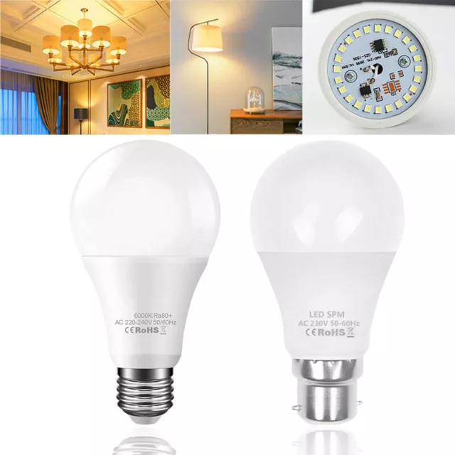 B22 E27 LED Globe Bulb Warm White 3W 5W 7W 10W 12W 18W Light Energy Saving 220V