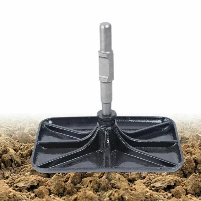 NEW Jack Hammer Compactor Manganese Steel Snoring Plate Black for Paving Stones