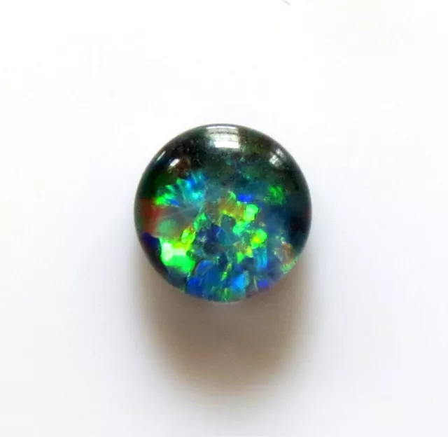 Opal Triplet 6mm Round Cabochon Cut Gem Gemstone