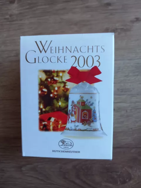 Hutschenreuther Weihnachtsglocke Glocke 2003 „Im Nordwald“ Ole Winther limitiert