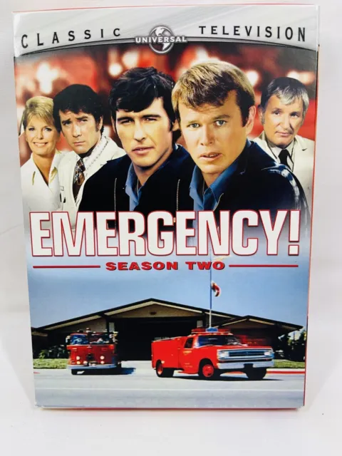Emergency - Season 2  Like New region 1 DVD (3 discs) 1970s drama tv series
