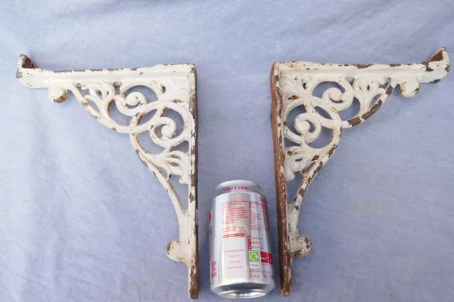 Antique Large Cast Iron Shelf Bracket/Toilet Cistern Holders Victorian/Edwardian