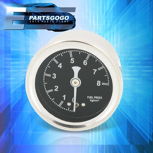 For Ford Fuel Pressure Oil Gauge Regulator 1/8" NPT 0-8KG/CM² N/A Engine Black For Ford Fuel Pressure Oil Gauge Regulator 1/8" NPT 0-8KG/CM² N/A Engine Black