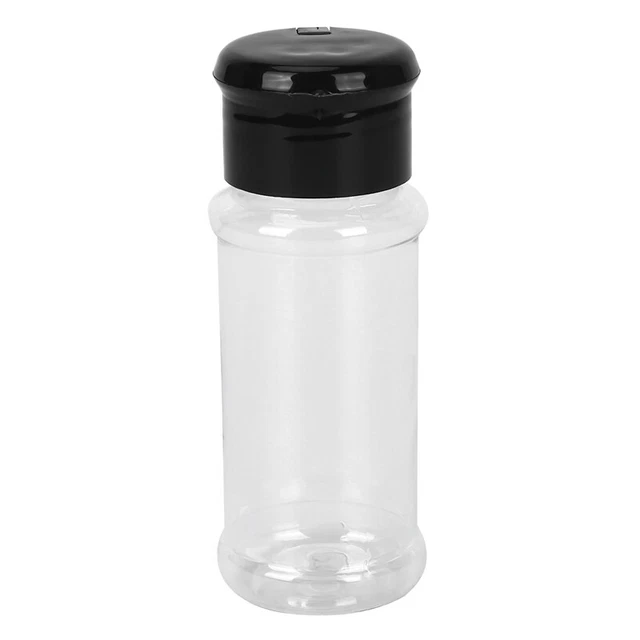 20 piezas/juego de 100 ml agitadores de sal de pimienta negros condimento frasco lata de pimienta BaS9
