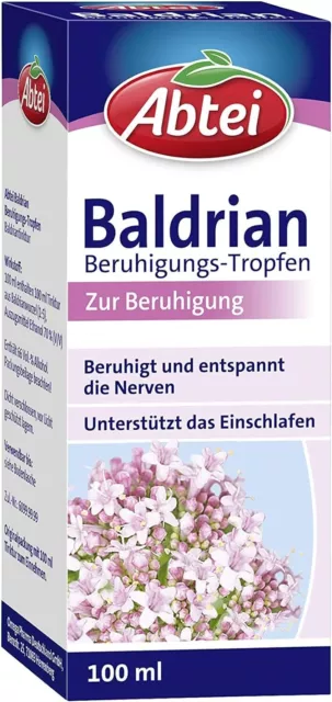 Baldrian Beruhigungstropfen Pflanzliches Beruhigungsmittel Baldrianwurzel 100ml