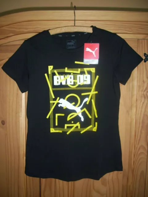 BVB Fanshirt T-Shirt PUMA Damen Gr. M Borussia Dortmund NEU