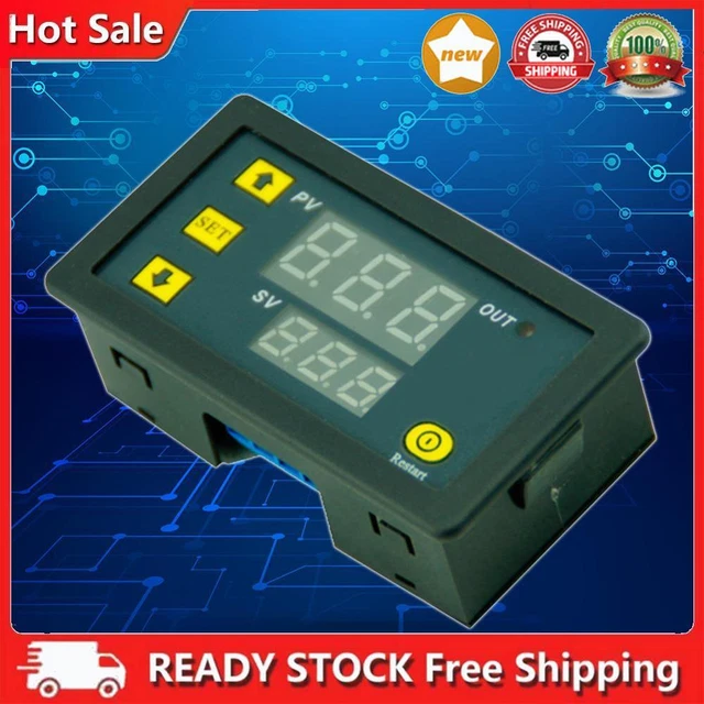 DC12V 20A Time Delay Relay Portable Display Timing Relay for Smart Control Power