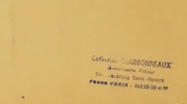 G.H.TRIBOUT   ""  Jeanne Moreau ""  Aérographe original 3