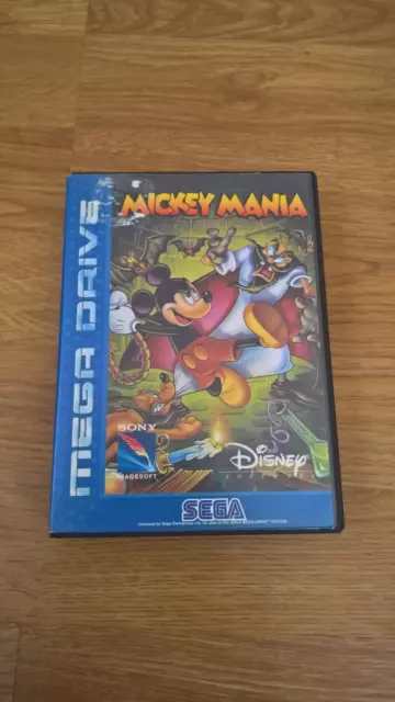 Lot 2 Jeux  Mickeymania et Le Roi Lion   complets sur console Mégadrive