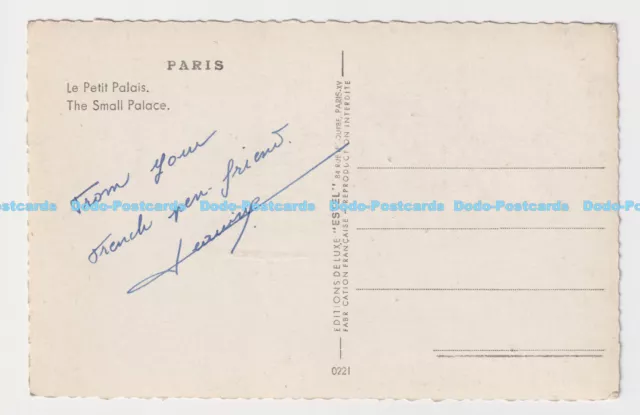 C002866 PARIS. LE Petit Palais. Small Palace. Estel $21.12 - PicClick AU