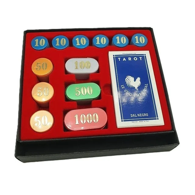 Coffret de poker avec 500 jetons Laser Aluminium - SALALIS - DP2845