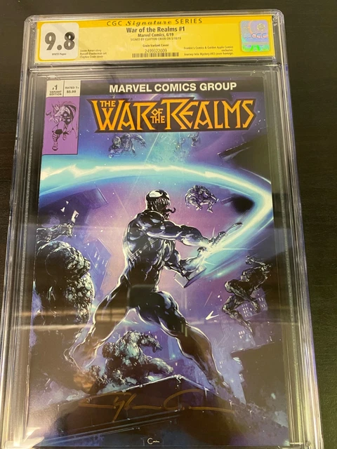 War of the Realms #1 CGC 9.8 Crain Variant Signed by Crain