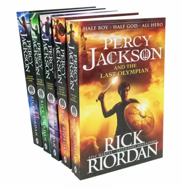 Percy Jackson Collection 5 Books Box Set By Rick Riordan - Ages 7+ - Paperback
