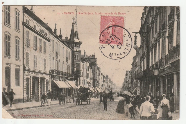 NANCY - Meurthe & Moselle - CPA 54 - la rue St Jean -