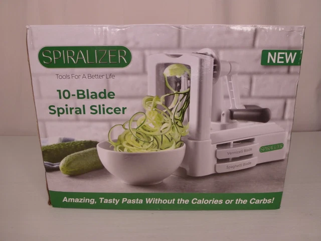 Cortadora en espiralizadora manual de 10 hojas verduras a máquina de pasta NOB caja dientes