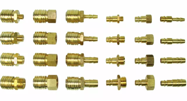 Druckluft Kupplung Stecknippel Schnellkupplung Stecker IG AG Schlauchanschluss