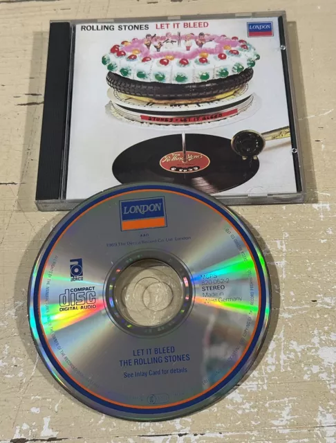 The Rolling Stones Let It Bleed West Germany CD (Tested & Working)