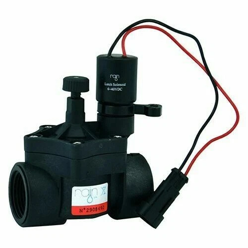 RAIN elettrovalvola irrigazione giardino 1" FF 9V con controllo flusso RN150