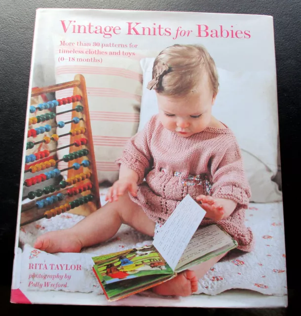 Vintage Knits for Babies-30 Patterns for Clothes and Toys-18 Months-Rita Taylor