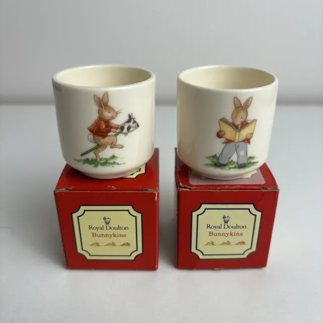 Royal Doulton Bunnykins Egg Cup X2 Brand New Vintage 1994 90’s Collectable