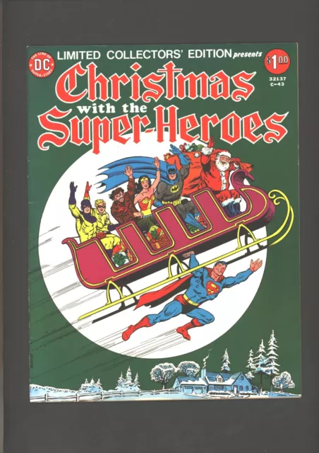 Ltd. Collectors Edition #C-43 DC Treas. Edn Christmas With The Super-Heros  1976