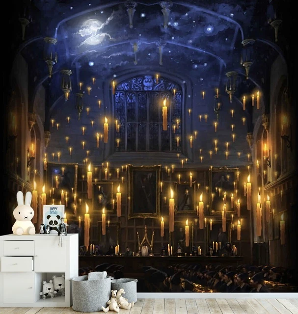KIDS ROOM PHOTO Wallpaper Harry Potter, Hogwarts Classroom, Wall Mural