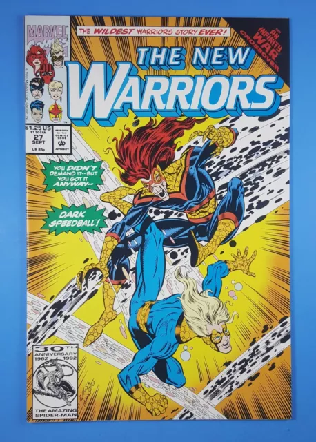 New Warriors (Vol.1) #27 Infinity War Crossover Marvel Comics 1992 "Dark Sides"