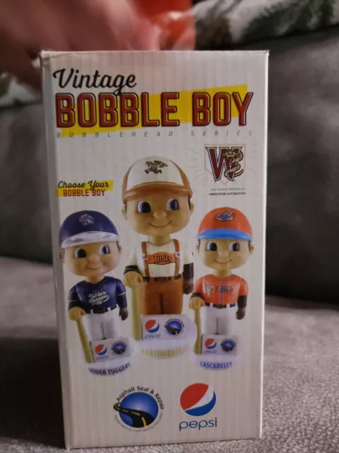 Vintage Bobbleboy (Brown) Wisconsin Timber Rattler Bobblehead NIB  Free S/H