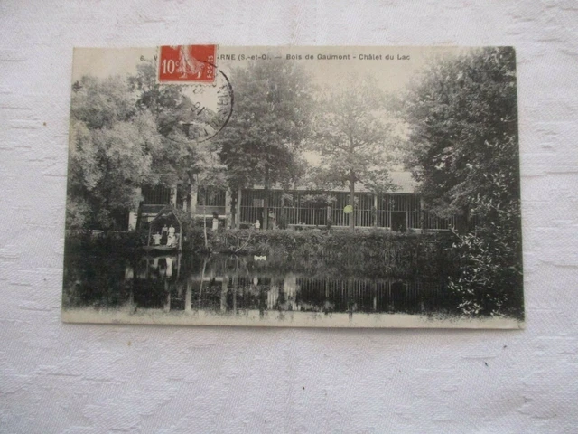 Cpa Val De Marne 94 Villiers Sur Marne Bois De Gaumont Chalet Du Lac