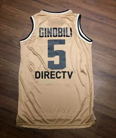 JerseyCreater Throwback Manu Ginobili #5 Argentina Basketball Jerseys All Stitched Custom Names;Women/Men/Youth/Adult Size