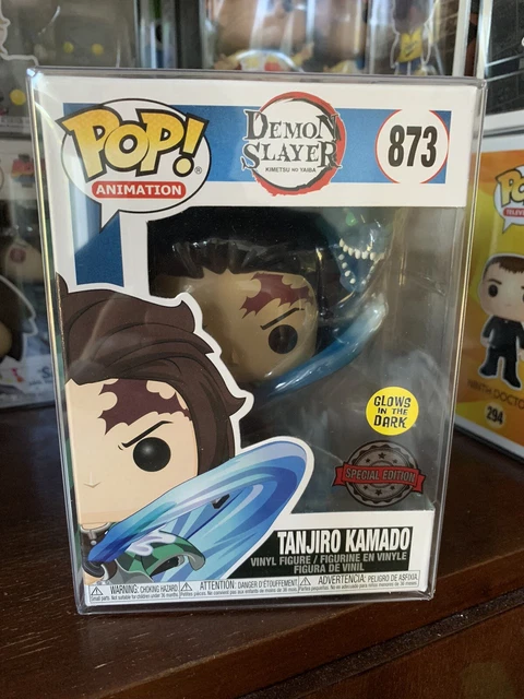 Funko Pop! Demon Slayer – Tanjiro Kamado Special Edition 873, Figurine Vinyl 9,5 Cm Avec Dragon D'eau