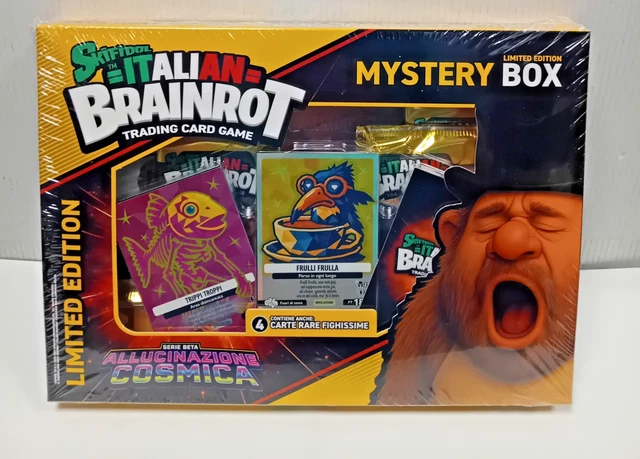 Skifidol Italian Brainrot Mystery Box Kosmische Hallucinatie Limited Edition - 42 Kaarten Met 4 Zeldzame Promokaarten & Mystery Surprise