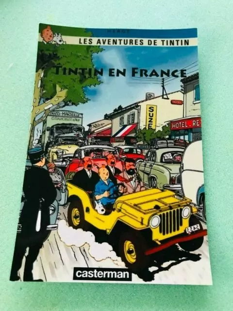 CARTE POSTALE 15X10 TINTIN HOMMAGE A HERGE PARODIQUE PASTICHE en france