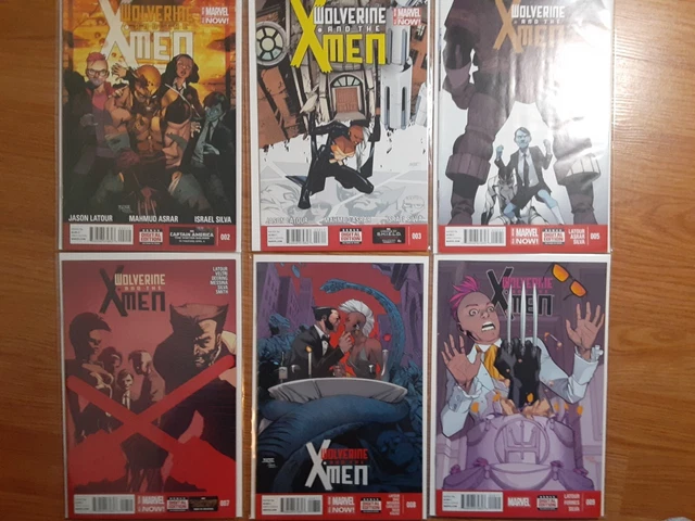 Wolverine And The X-Men  Lot Of 6 Marvel Comics Cyclops Jean Grey #2,3,5,7,8,9