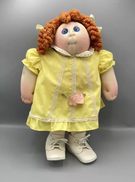 1982 Little People Pal Soft Sculpture Cabbage Patch Kid Xavier Roberts Girl Doll