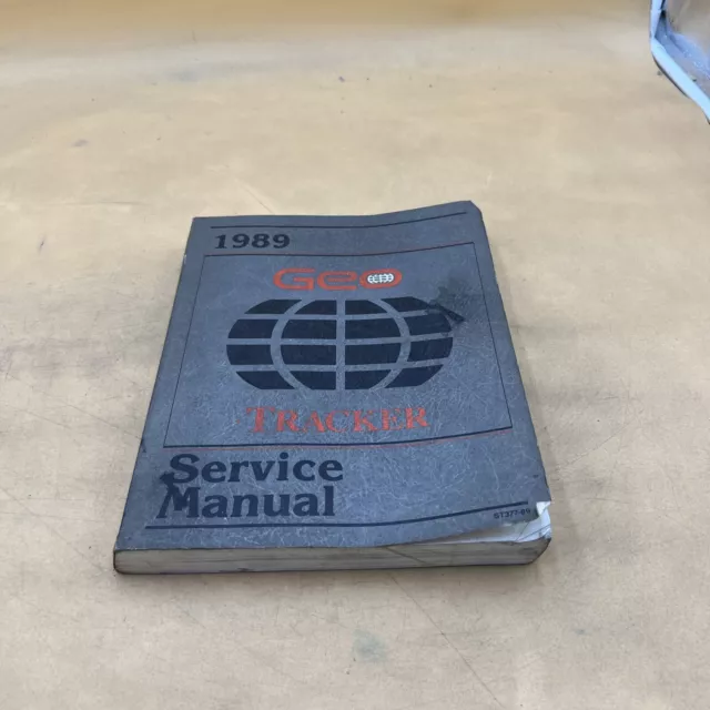 1989 Geo Tracker Service Shop Repair Guide Manual Book