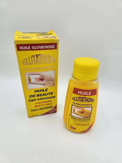 SUPER L'HUILE ULTRA GLUTATHIONE BLANCHISSEUR SUPER CLAIRCISSANT 150ml 1X  EUR 29,25 - PicClick FR