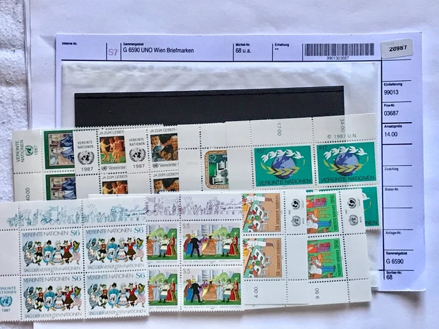 tolles Lot UNO WIEN - Blocks postfrisch