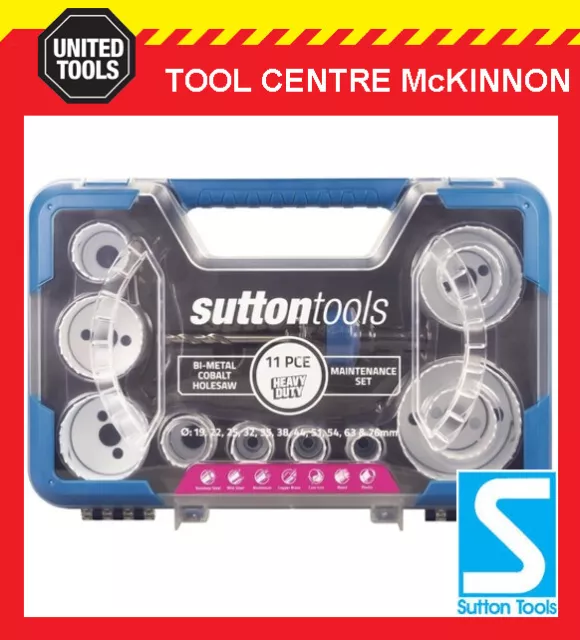 SUTTON H125BM3 HEAVY DUTY BI-METAL COBALT 19mm – 76mm MAINTENANCE HOLESAW SET