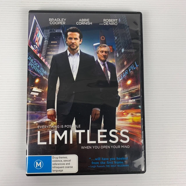 LIMITLESS (DVD, 2011) Bradley Cooper, Robert De Niro, Abbie Cornish ...