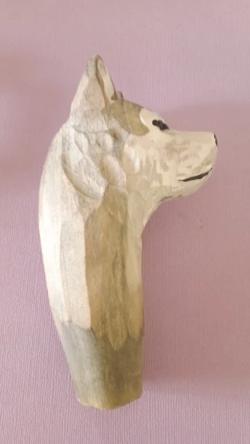 SCULPTURE RELIGIEUSE : ANCIENNE TETE D'ANGE en BOIS sculpté XVIIIème ou