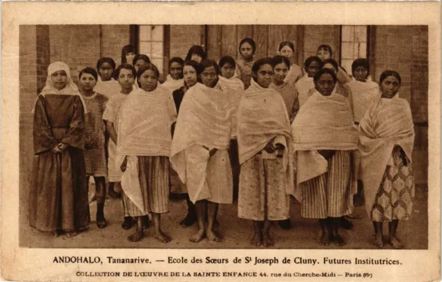 CPA AK School of the Sisters of St. Joseph of Cluny MADAGASCAR (909852)