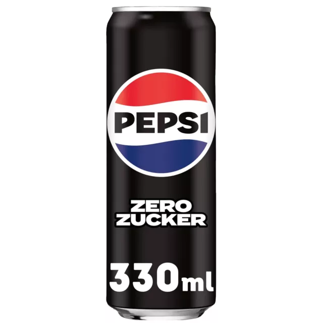 23x 330ml Pepsi Zero Zucker ohne Kalorien spritzig inkl 5,75€ Pfand NEU MHD 4/24