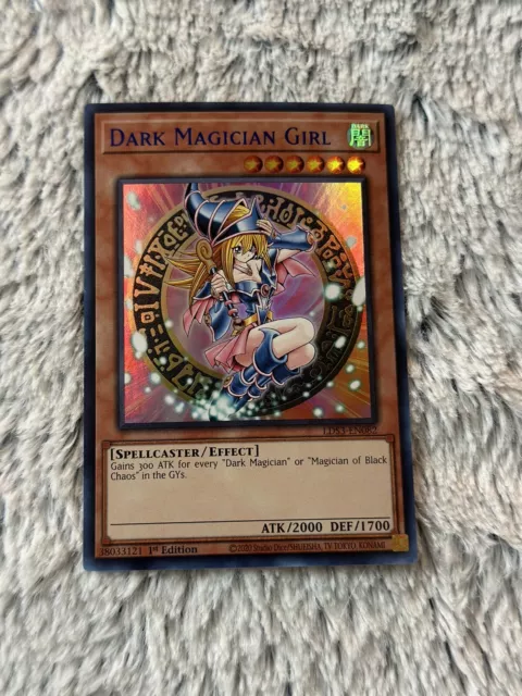 Yugioh LDS3-EN082 Dark Magician Girl Blue Ultra Rare 1st